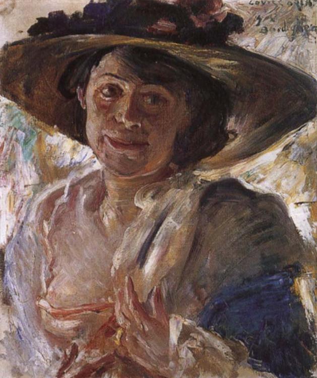 Lovis Corinth Woman in a Rose-Trimmed Hat China oil painting art